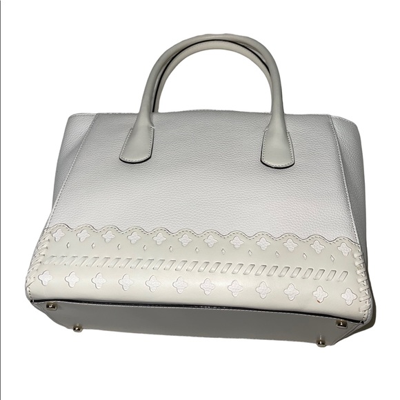 White and Tan leather Kate Spade bag - LIKE NEW! - Picture 2 of 4